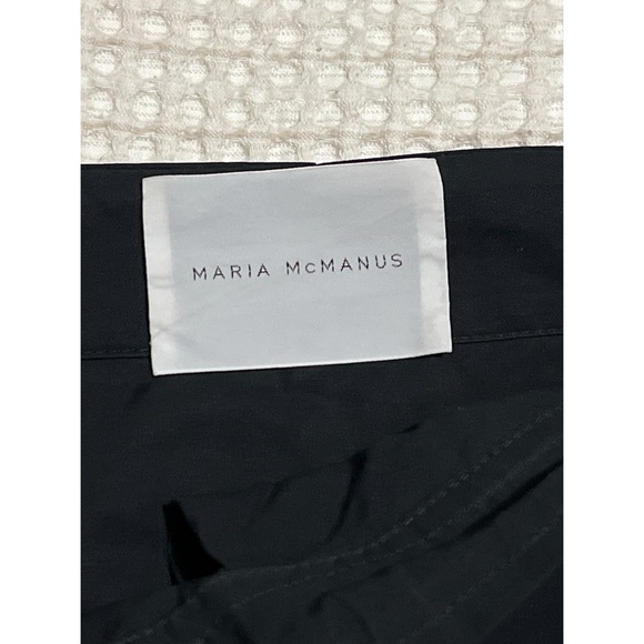 Maria Mcmanus Pant Women’s Small Black Viscose Drawstring Trousers - Picture 10 of 11
